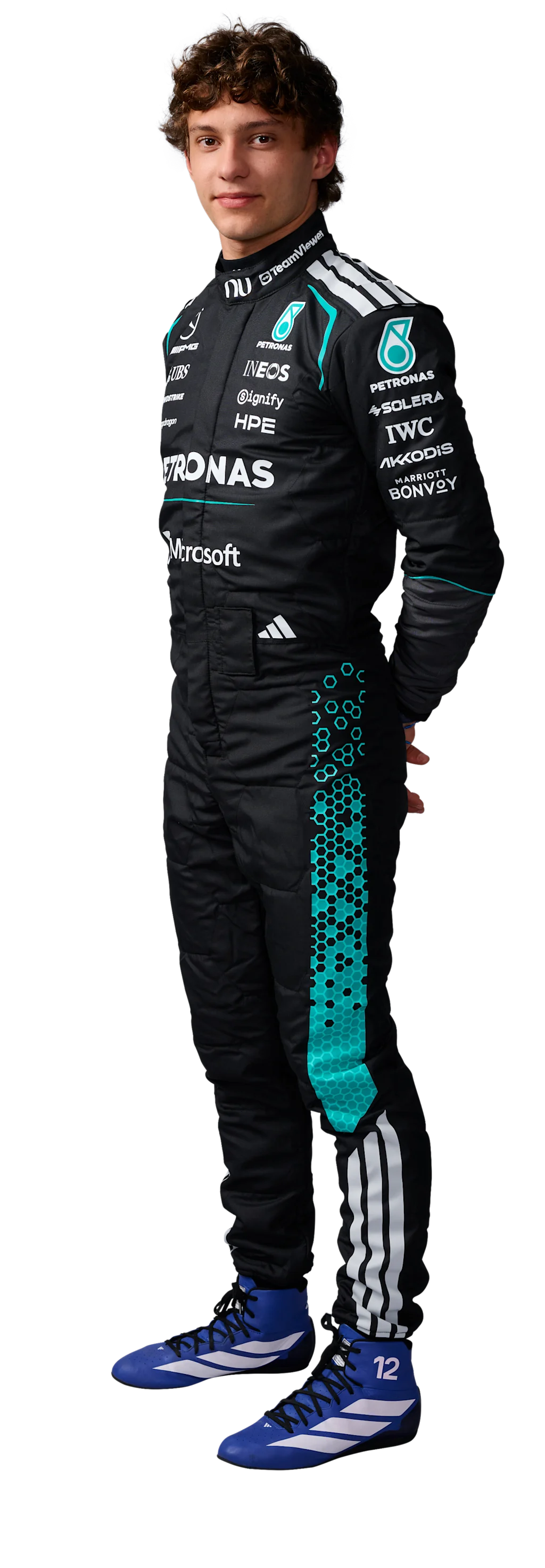 Official Formula 1 driver image of Mercedes driver Kimi Antonelli.