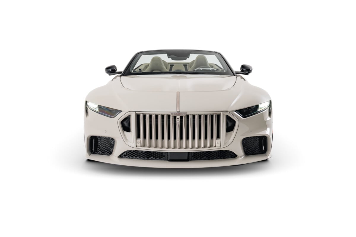 Official Brabus studio image of the Bodo Cabriolet in Silk Stone.