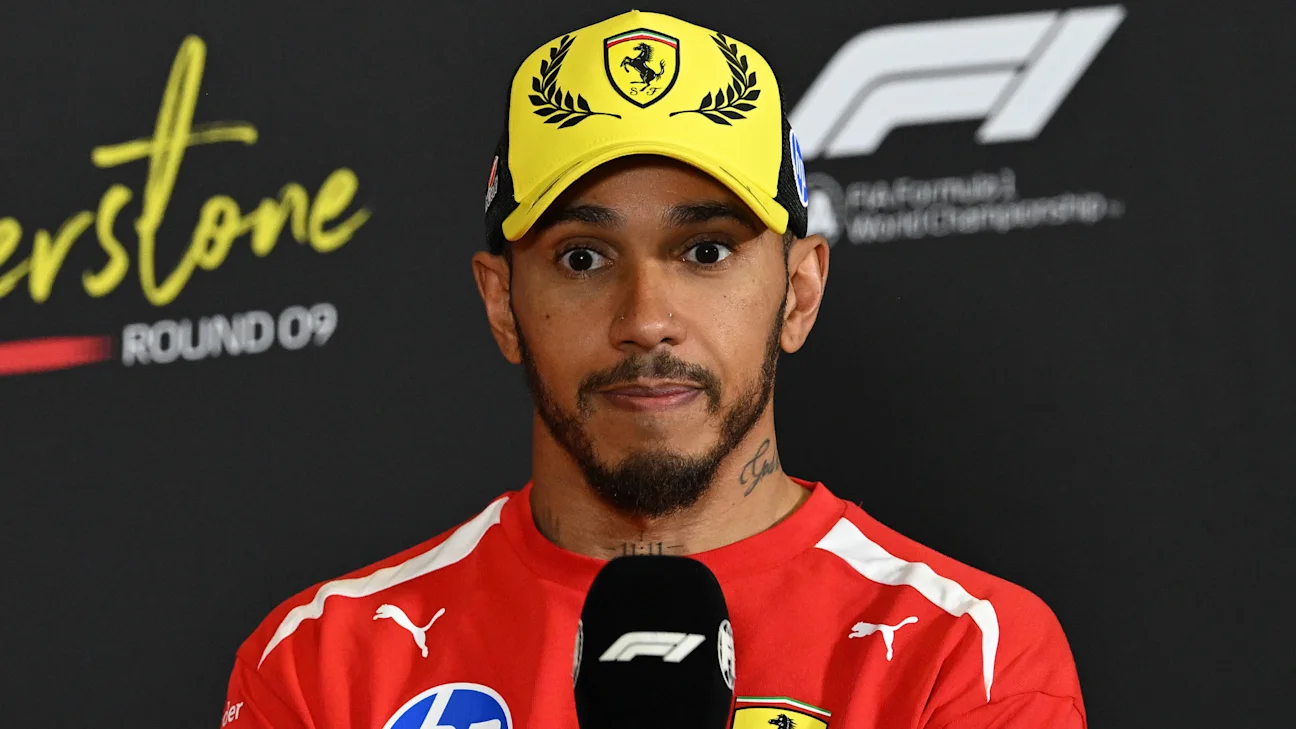 Lewis Hamilton speaking after the British Grand Prix weekend at Silverstone.