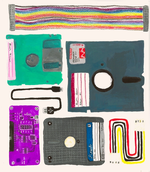 Official Copy That Floppy guide image showing floppy disks used for preservation work.