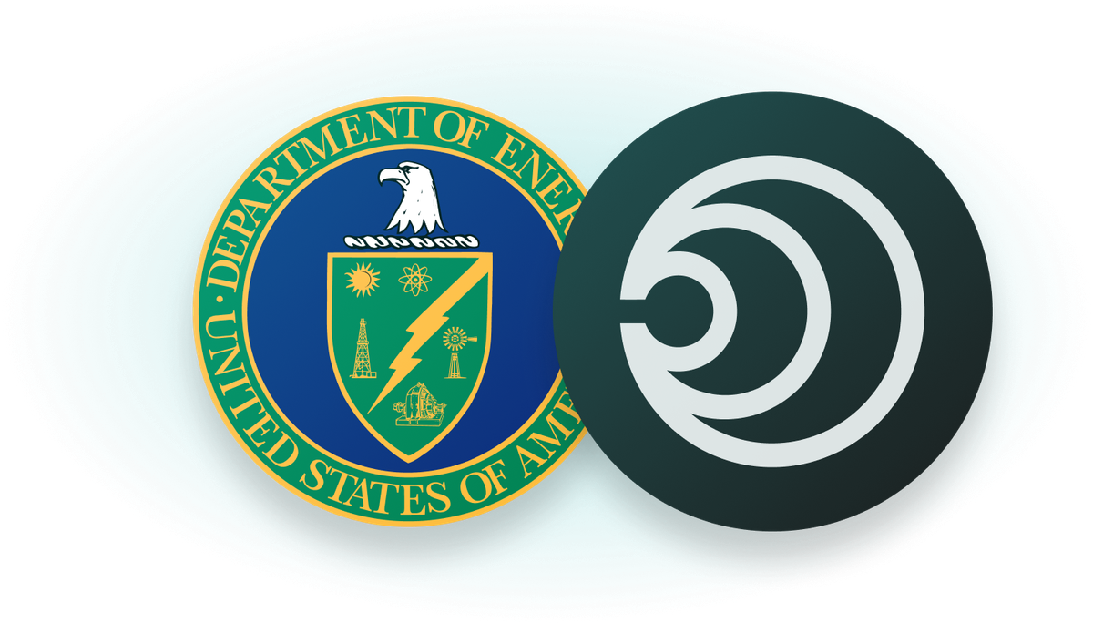 Official Arcee image showing Department of Energy and Genesis branding.