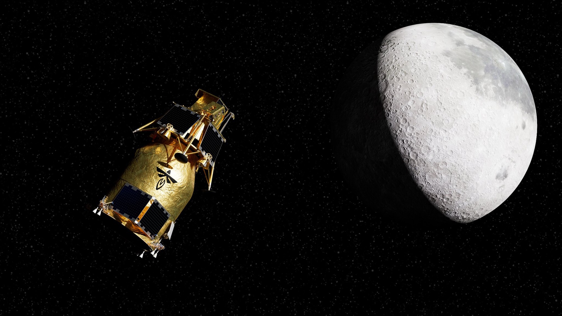 Firefly lunar spacecraft rendering from NVIDIA's official article.