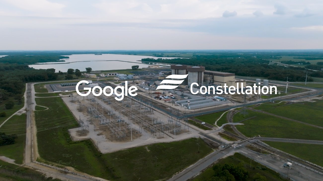 Aerial view of Constellation's Braidwood Clean Energy Center in Illinois.