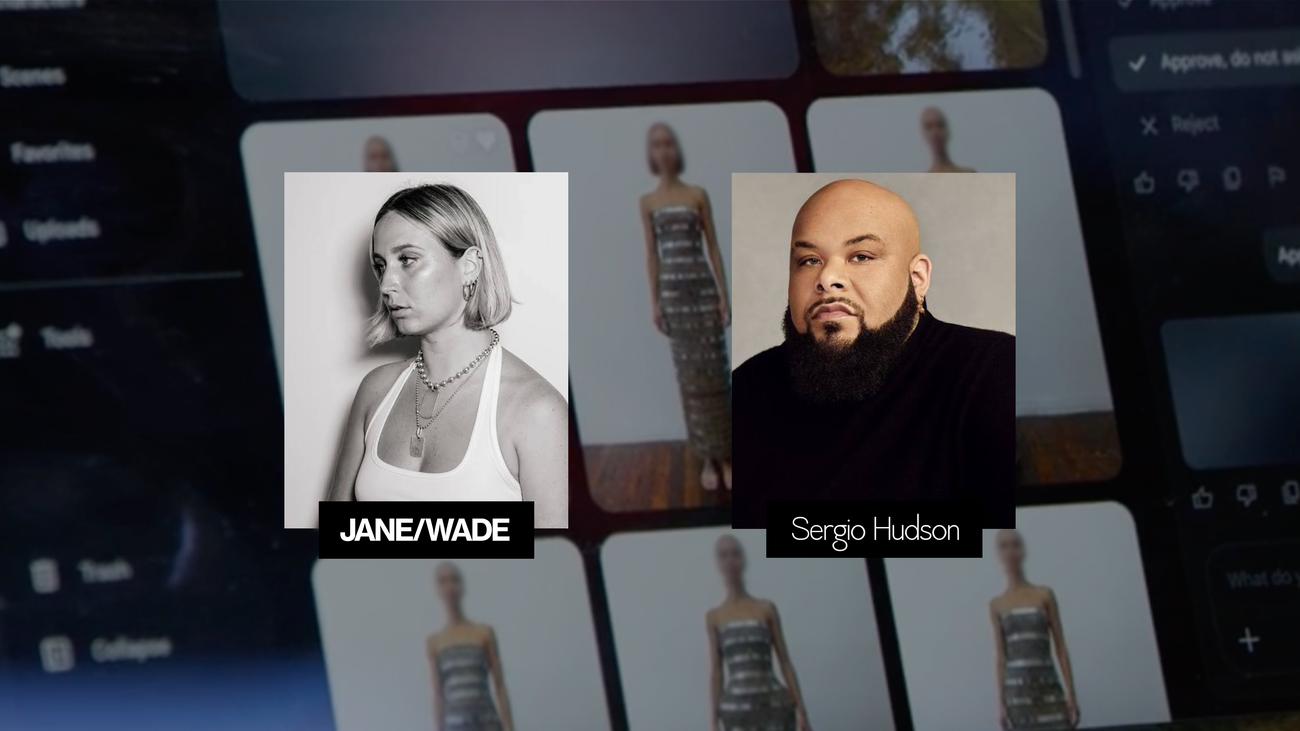 Official Google artwork for its collaboration with fashion designers at New York Fashion Week.