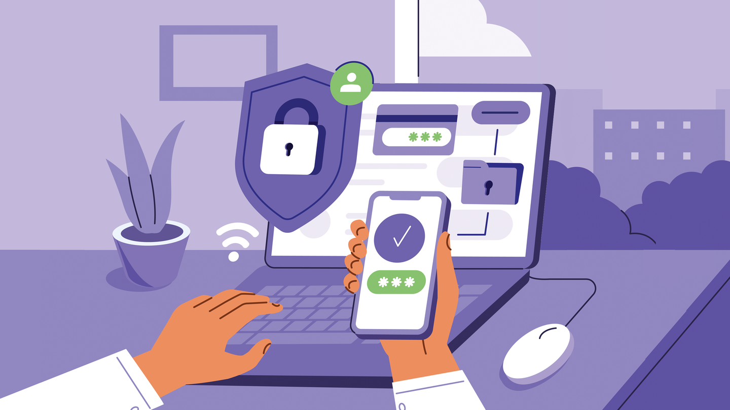 Official Google illustration of a phone presenting a privacy-preserving verification to a website.