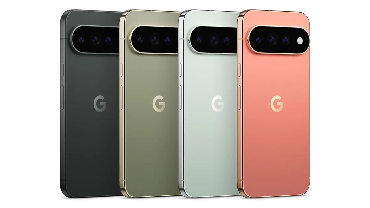 Official Google image of Pixel 11 Pro and Pixel 11 Pro XL in the launch colors.