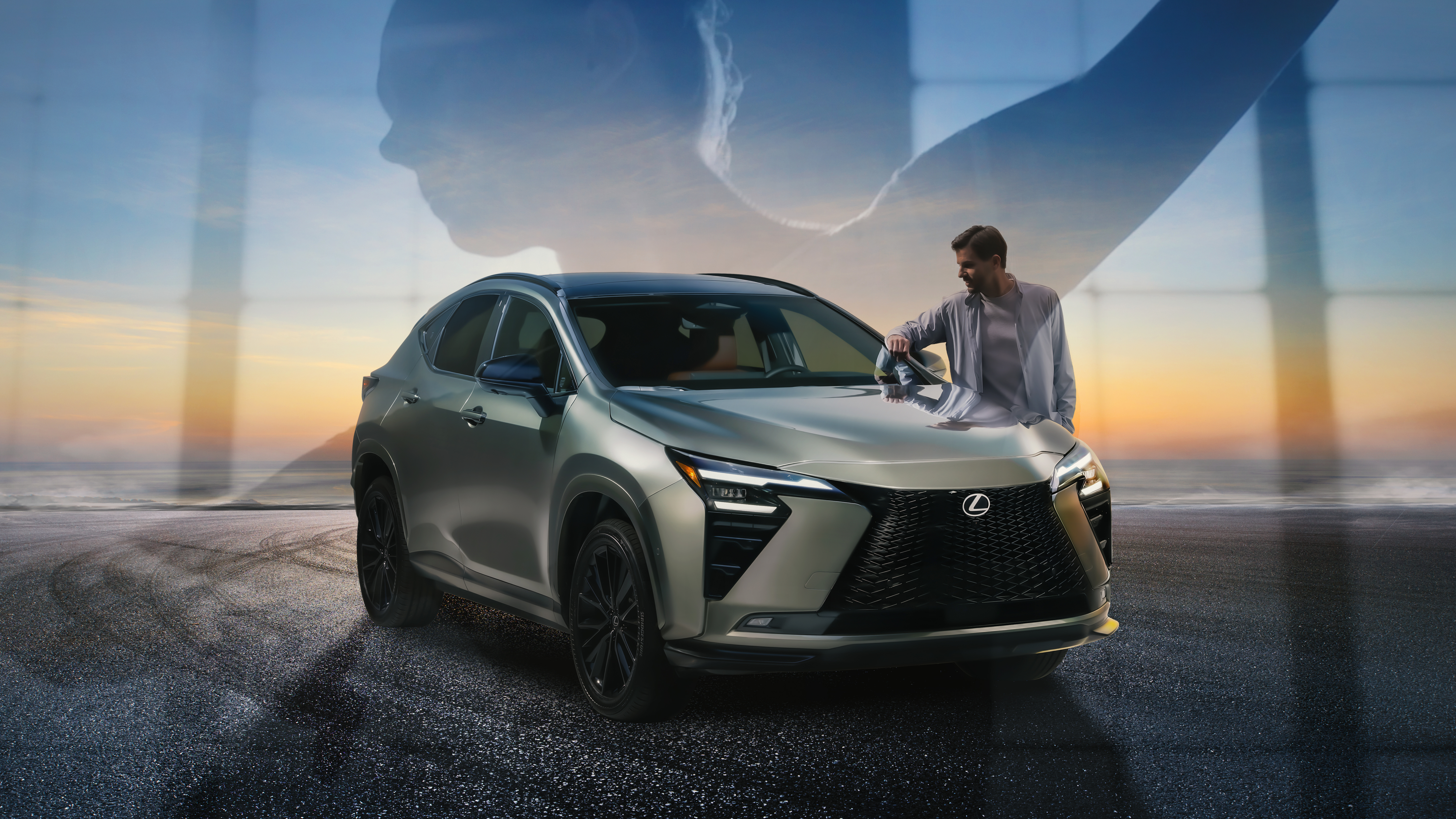 Official Lexus image of the refreshed 2027 NX plug-in hybrid.