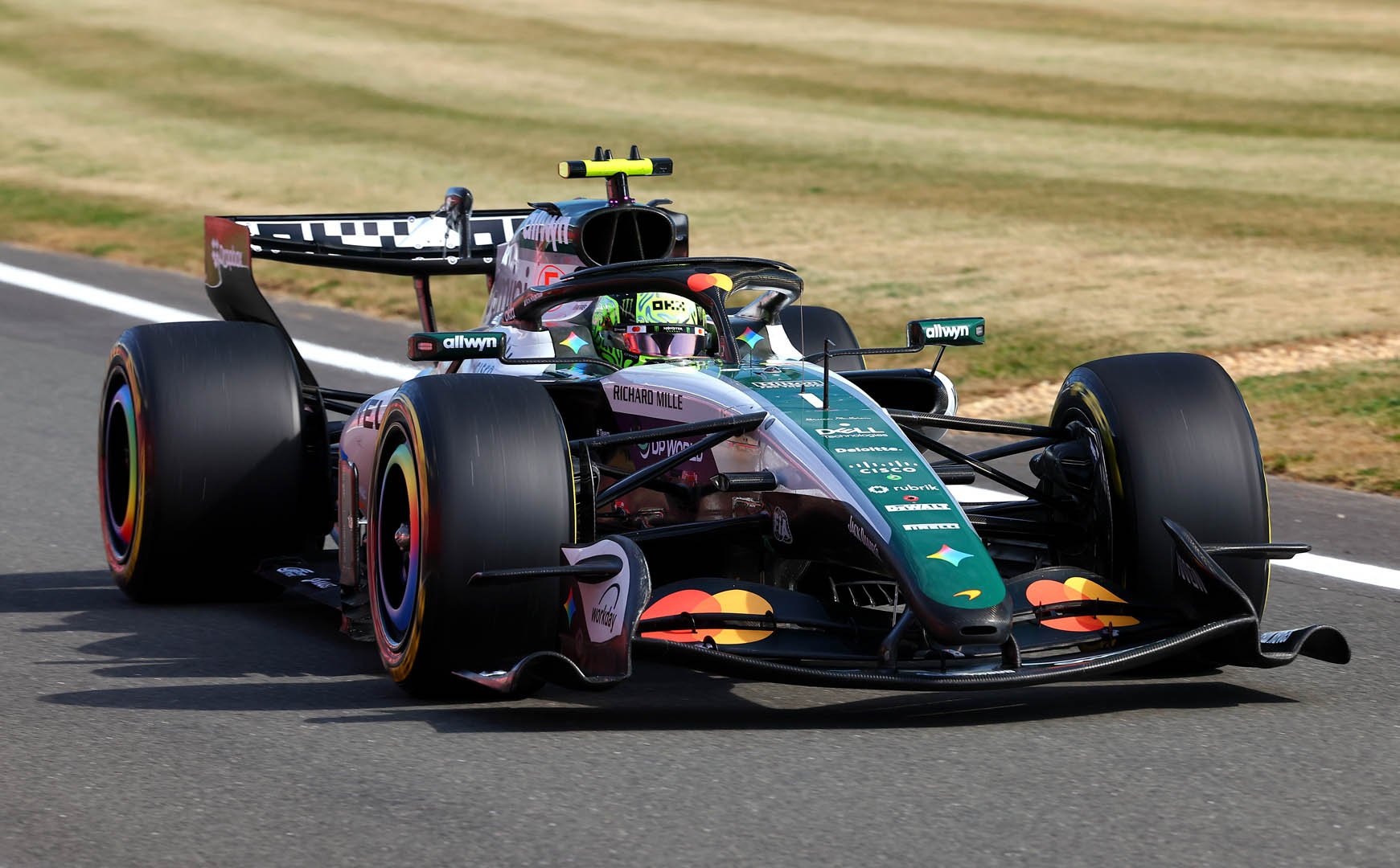 Lando Norris driving the McLaren MCL40 during British Grand Prix Sprint Qualifying.