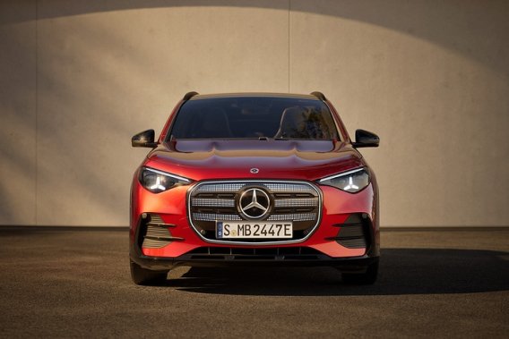 Official Mercedes-Benz image of the new electric GLA, used with the company’s third-quarter 2026 sales release.