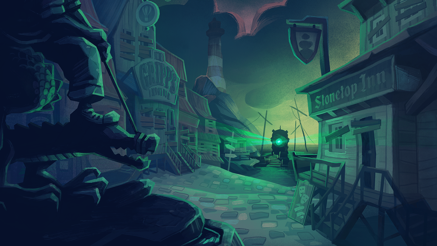 Official Steam artwork for The Mermaid Mask showing the underwater mystery game's illustrated cast and setting.