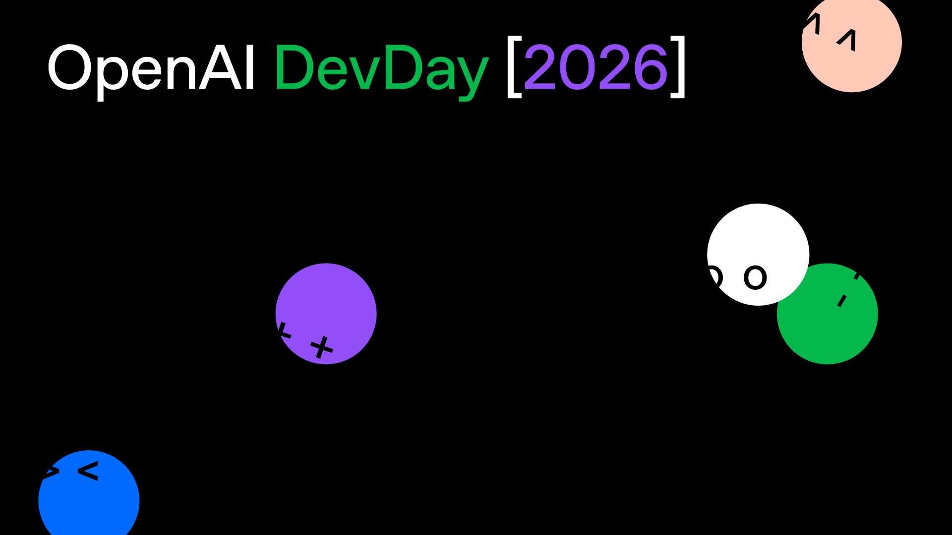 Official OpenAI DevDay 2026 event artwork.