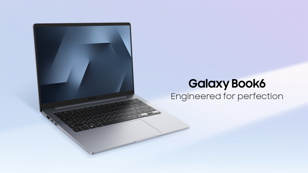 Samsung's official image of the 14-inch Galaxy Book6 laptop.