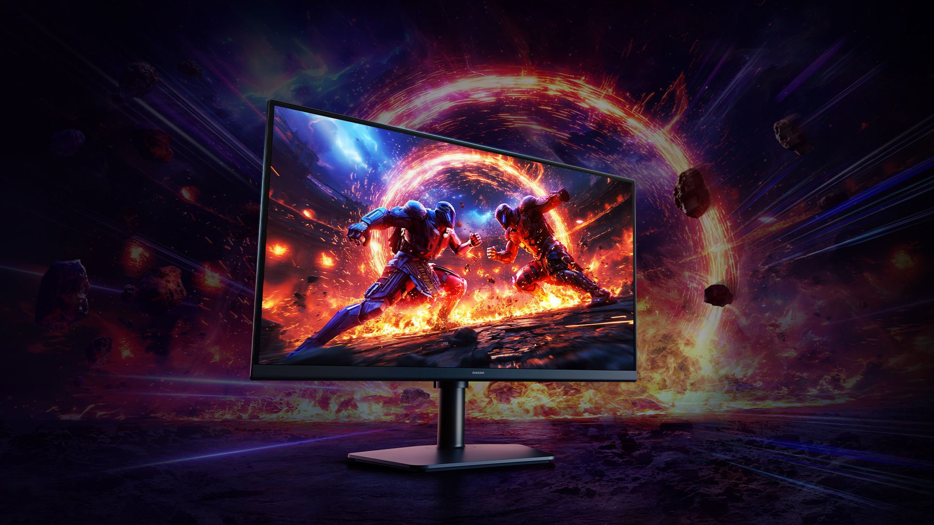 Official Samsung product image of the 27-inch Odyssey G6 gaming monitor.