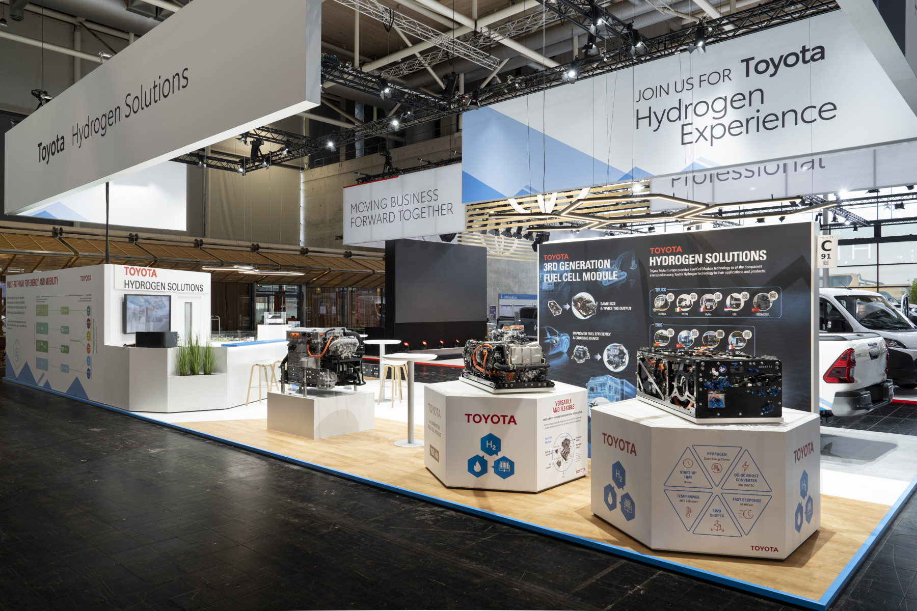 Toyota fuel-cell heavy-truck technology shown at IAA Transportation 2026.