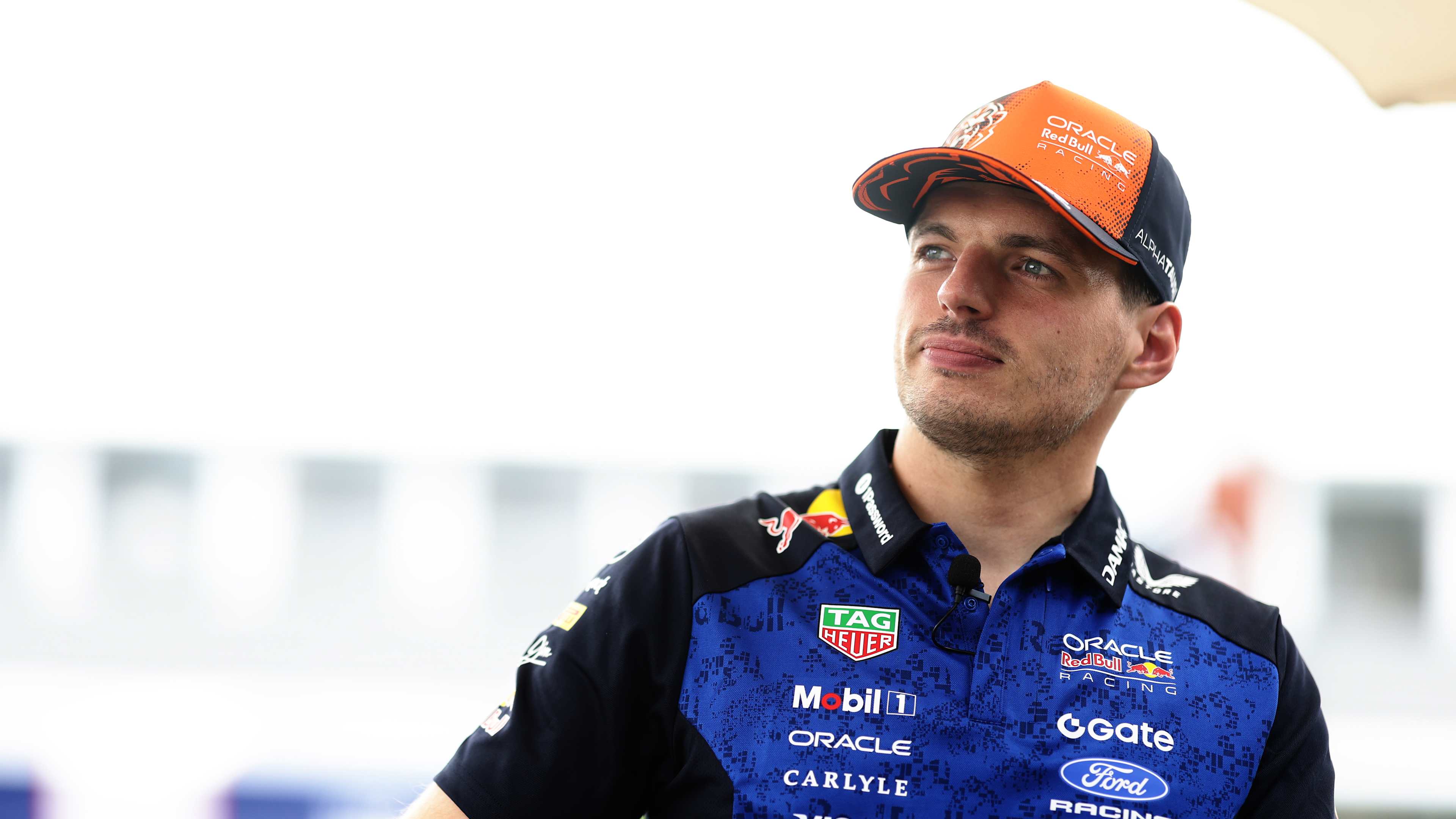 Max Verstappen in the Spa-Francorchamps paddock ahead of the Belgian Grand Prix weekend.
