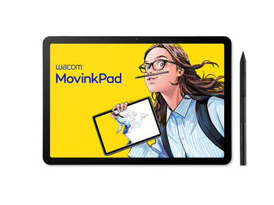 Official overhead image of the Wacom MovinkPad 11 drawing tablet.