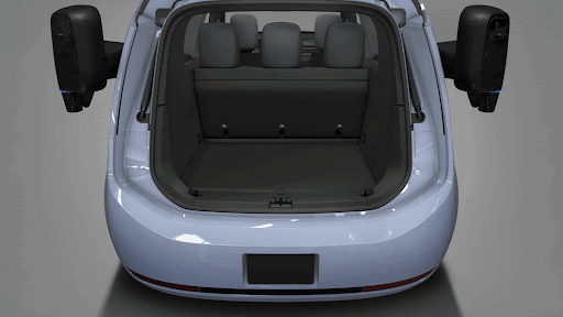 Official Waymo animation illustrating its custom 5nm ASIC for robotaxi sensor processing.